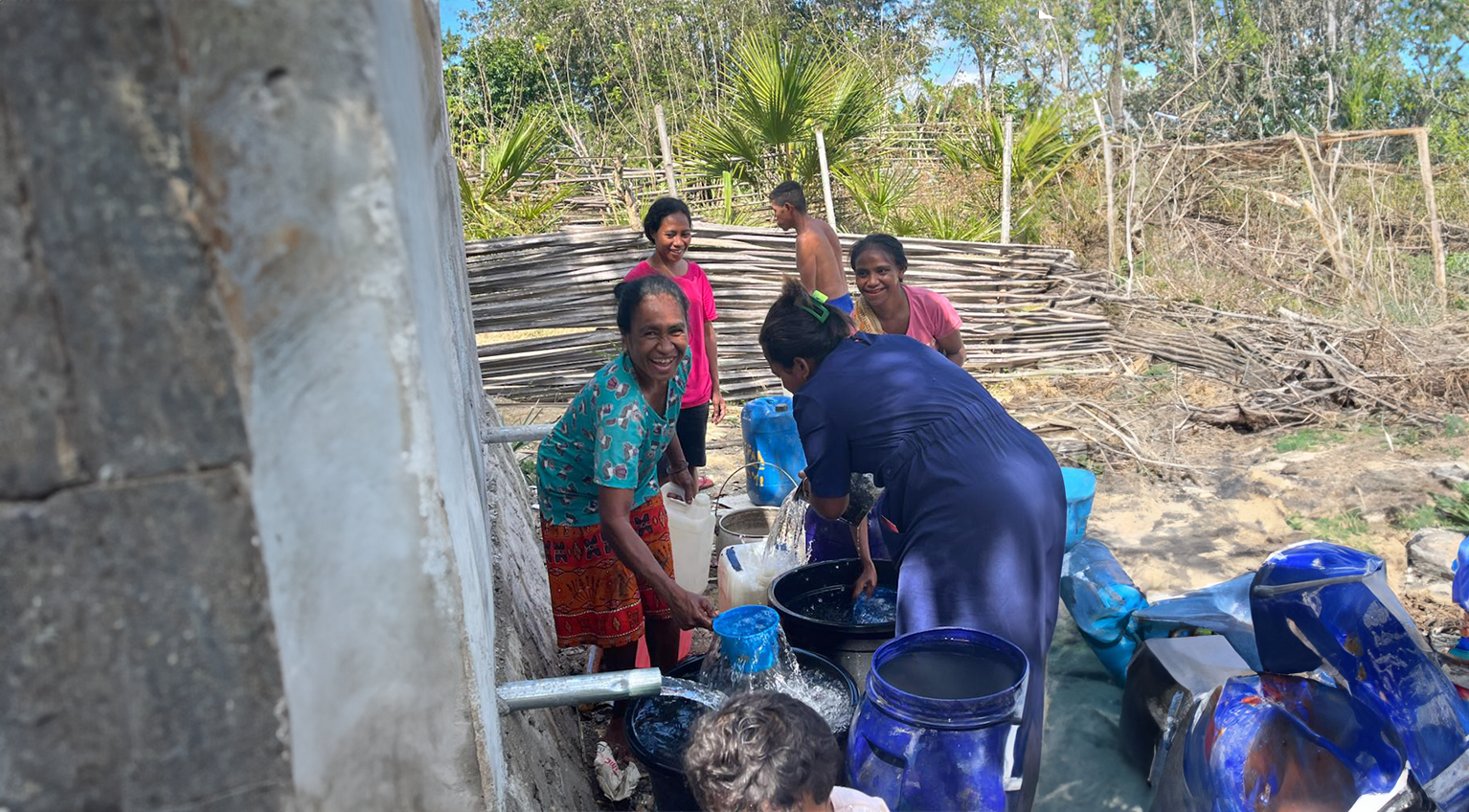 Giving the gift of water, courtesy of the sun